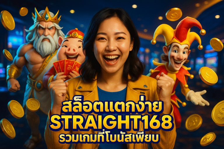 สล็อตแตกง่าย STRAIGHT168 รวมเกมที่โบนัสเพียบ