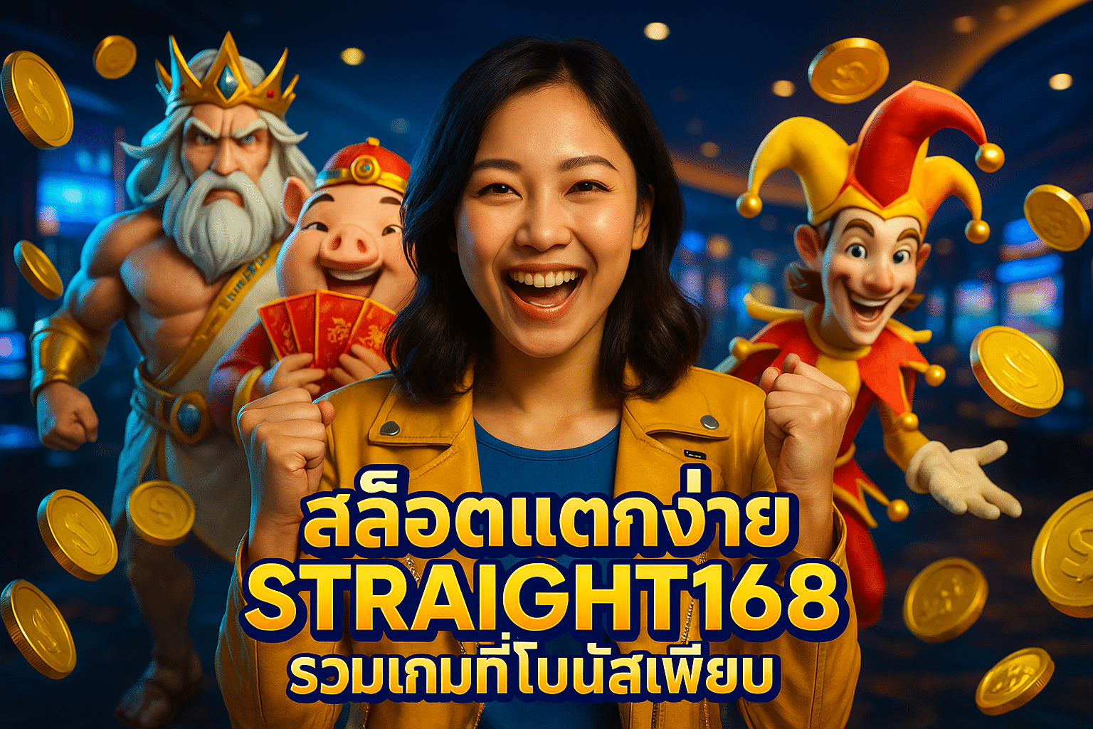 สล็อตแตกง่าย STRAIGHT168 รวมเกมที่โบนัสเพียบ